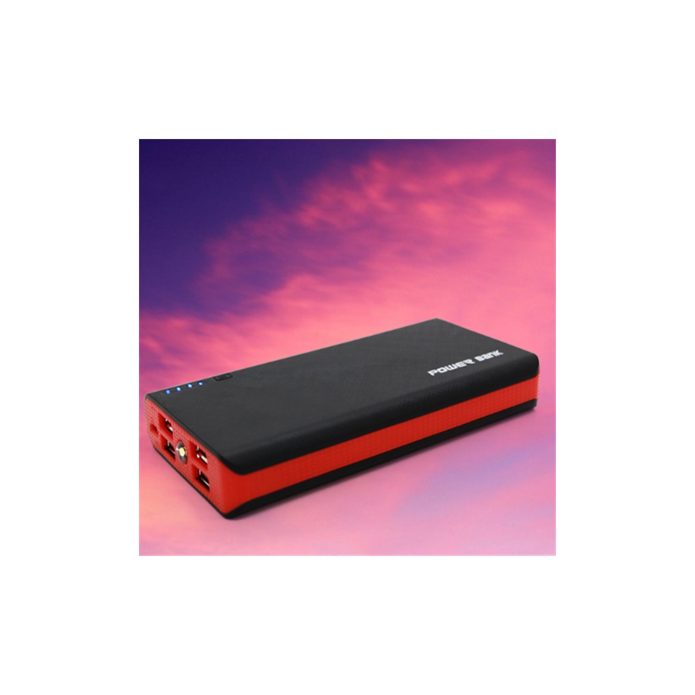 20000mah mobile phone tablet mobile power charging treasure Red