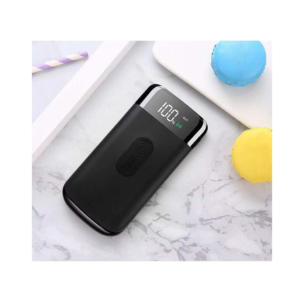 Wireless charging treasure mobile power Black
