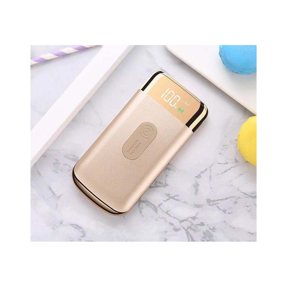Wireless charging treasure mobile power Gold