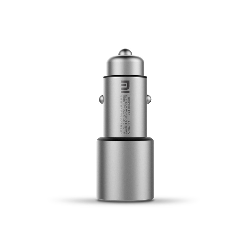Quick charging version of Xiaomi car charger Silver