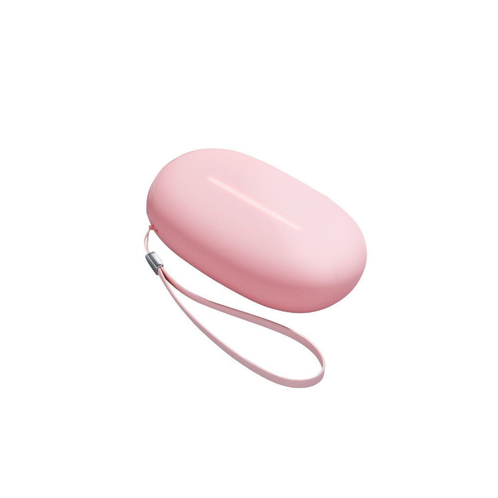 Mini Power Bank Hand Warmer Two-In-One Heating In Winter Pink
