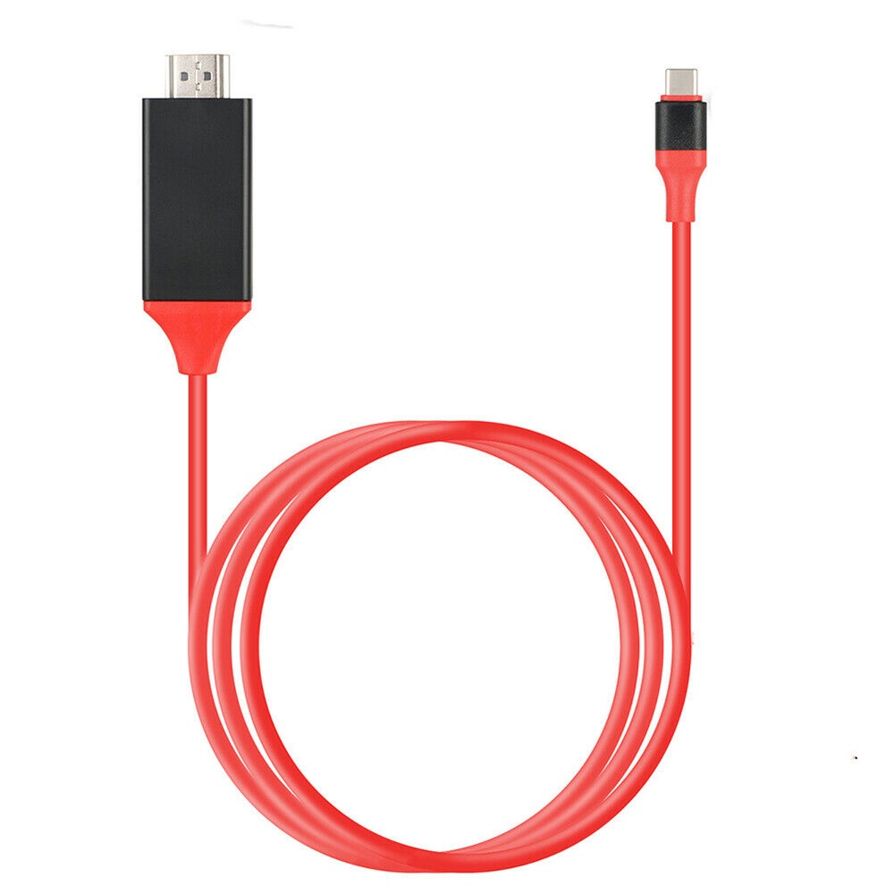 Type-C to HDMI video converter Red