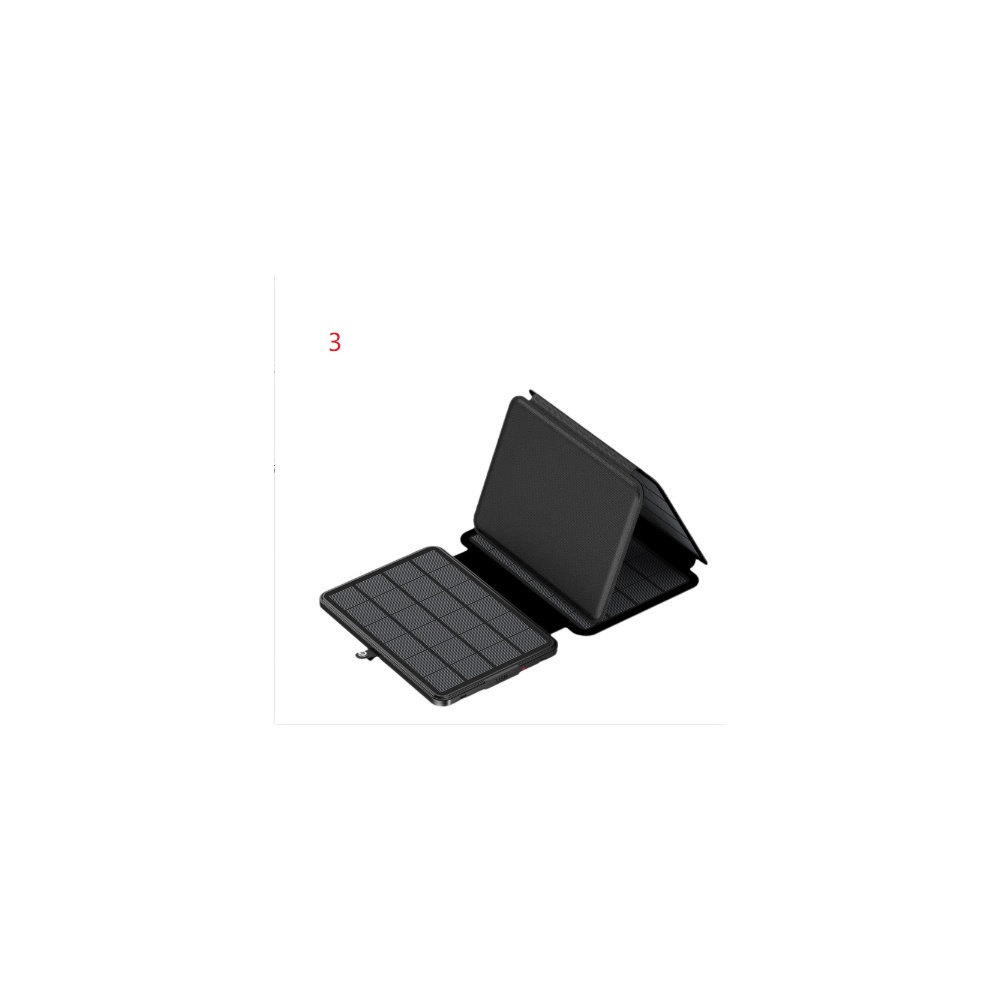 Folding Solar Charging Device Emergency Charger 3Solar Panels-3.7W