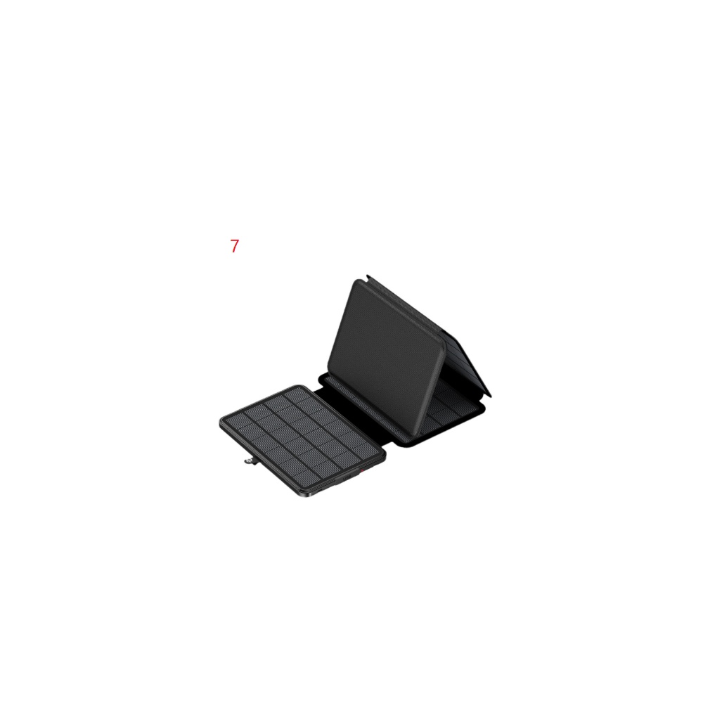 Folding Solar Charging Device Emergency Charger 7Solar Panels-3.7W