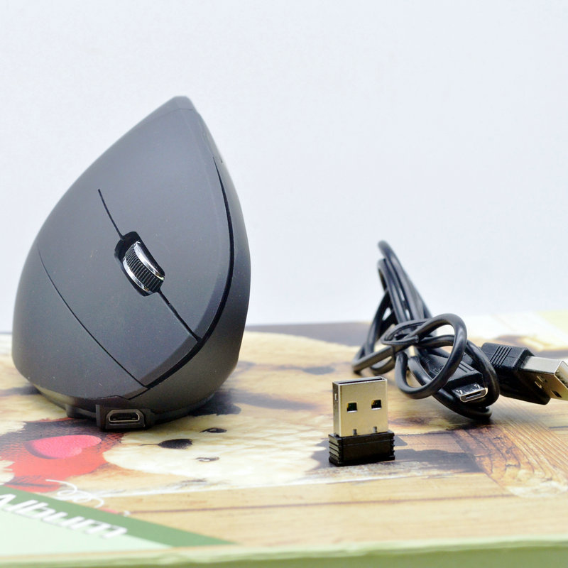Ergonomic Vertical Mouse Office Wrist Wireless Mouse - Charging versi...