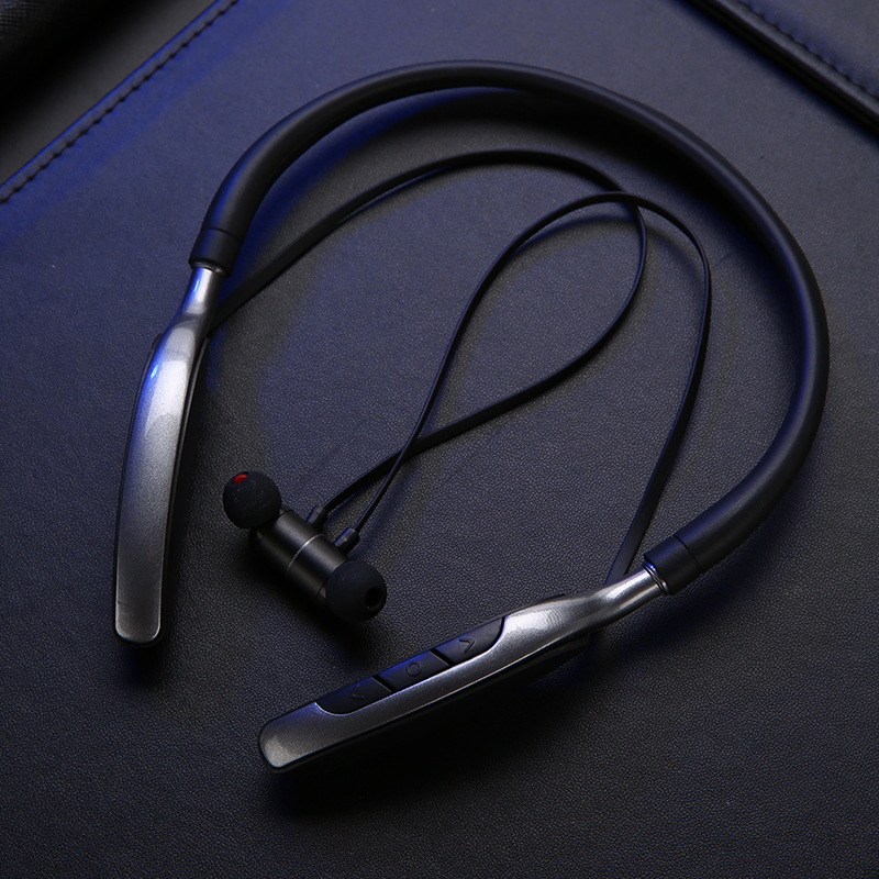 Bluetooth Headset In-Ear Pluggable Memory Card - Black