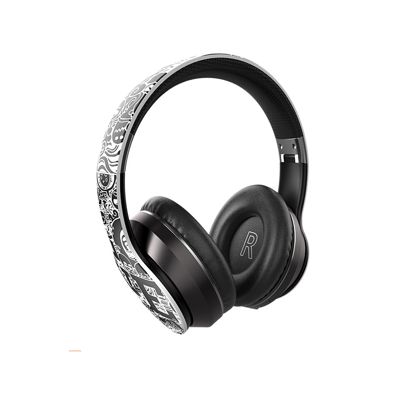 Head-mounted Bluetooth Headset New Card Wireless - Silver