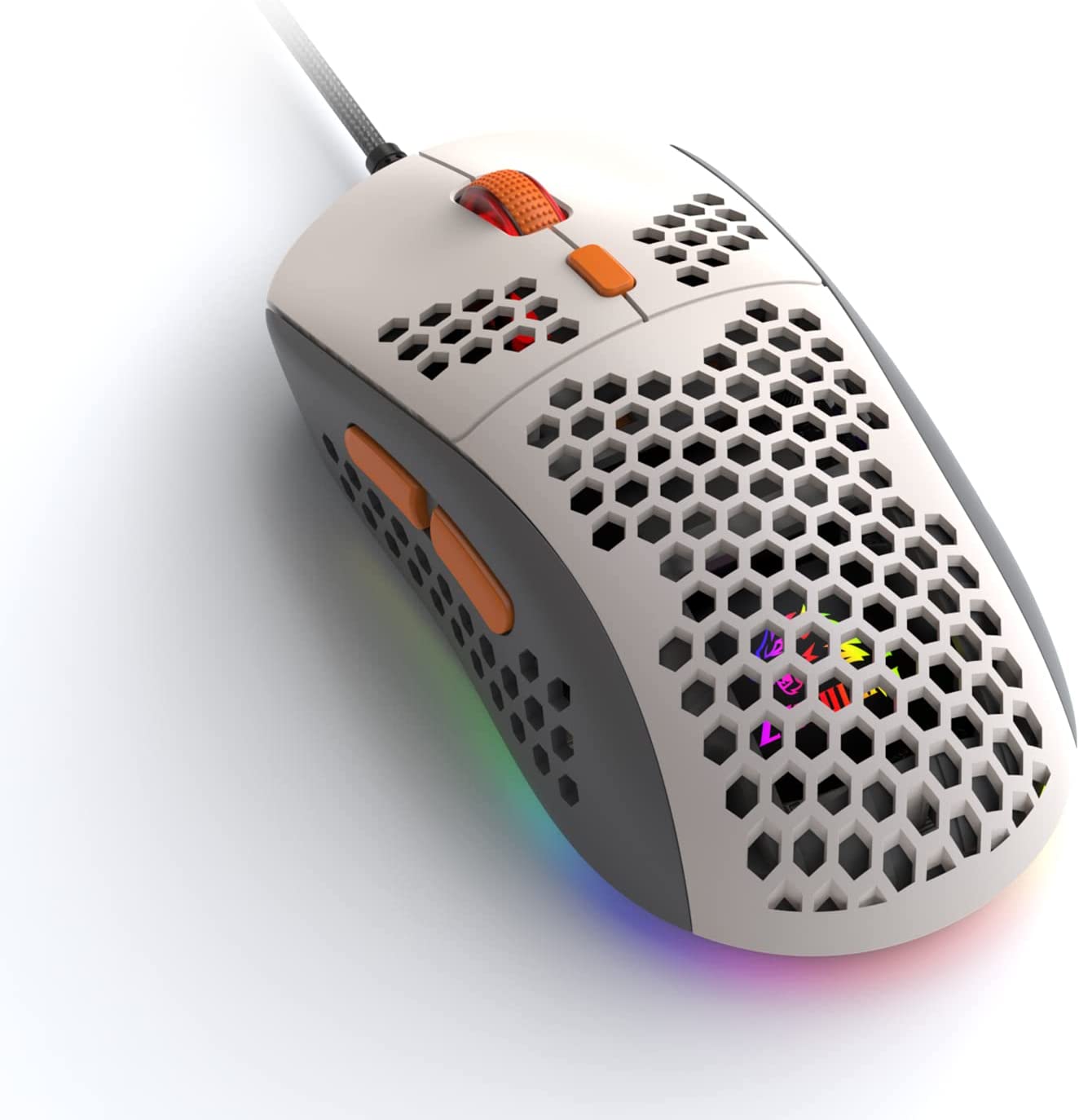 Wired Gaming Mouse Lightweight Chroma RGB Backlit,7 Programmable Butt...