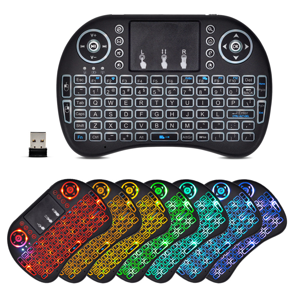 MINI I8 Flying Squirrel 2.4G Mini Wireless Keyboard With Touchpad Tri...