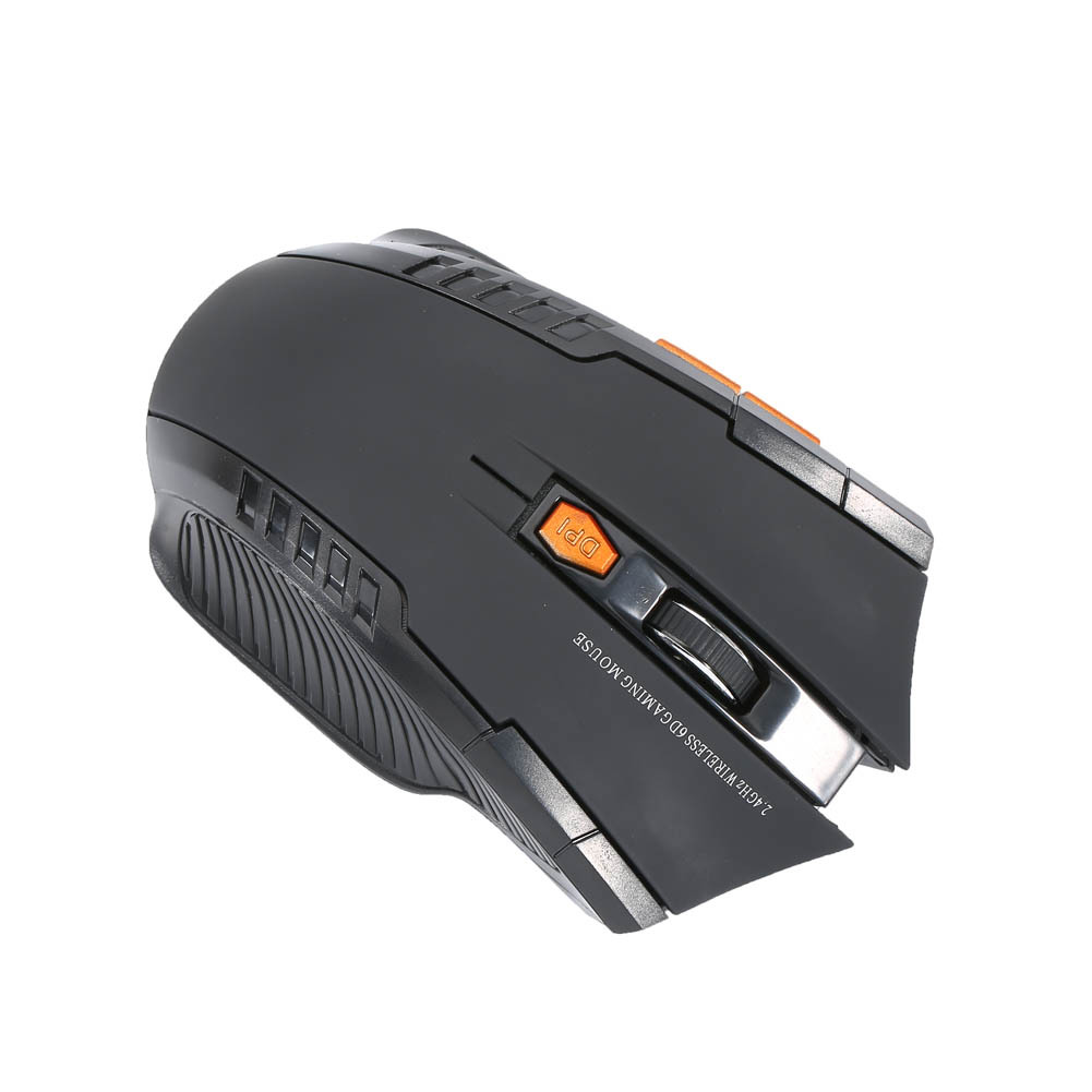 Gaming wireless 2.4G wireless optical mouse - Black