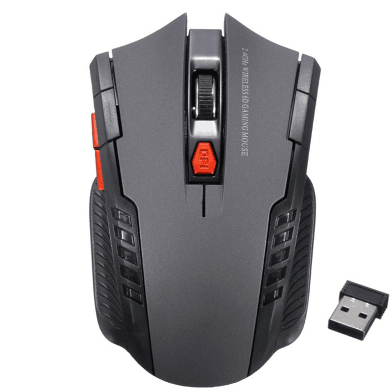 Gaming wireless 2.4G wireless optical mouse - Grey