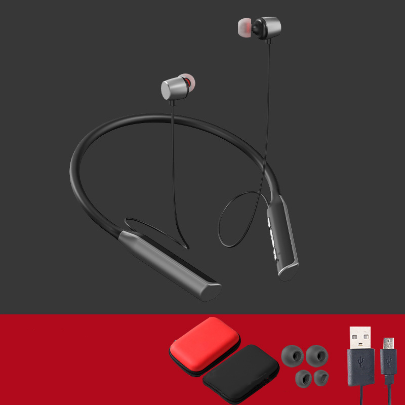 Wireless Bluetooth Headset Neck-worn Sports Stereo Headset With Card ...