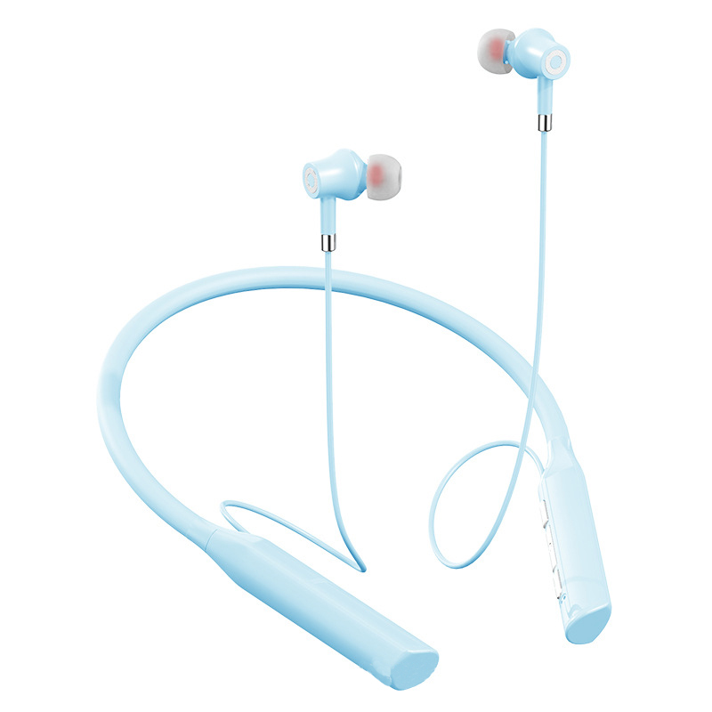 Wireless Bluetooth Headset Neck-worn Sports Stereo Headset With Card ...