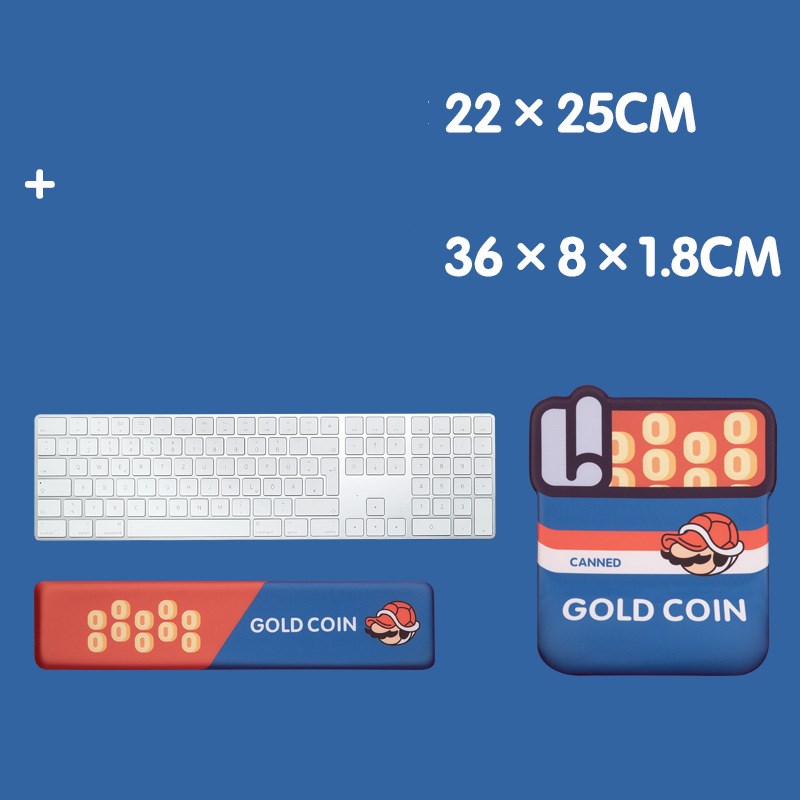 Memory Foam Rebound Keyboard And Mouse Pad