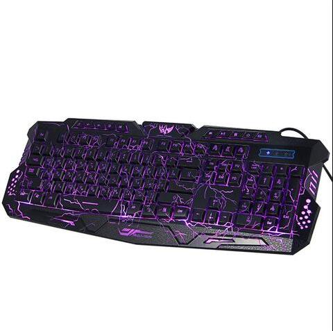 Luminescent keyboard - Purple