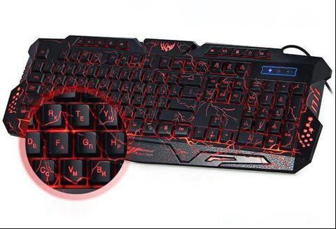 Luminescent keyboard - Red