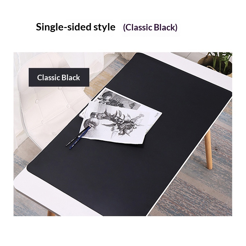 Mouse Pad Oversized Laptop Desk Pad Keyboard Pad - Black-900X450MM