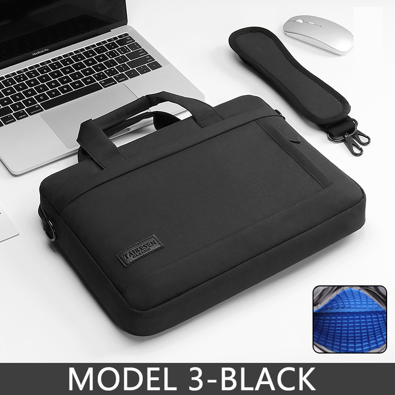 Laptop 15.6 17 Inch  Notebook Liner Laptop Bag - 3black-12Inch