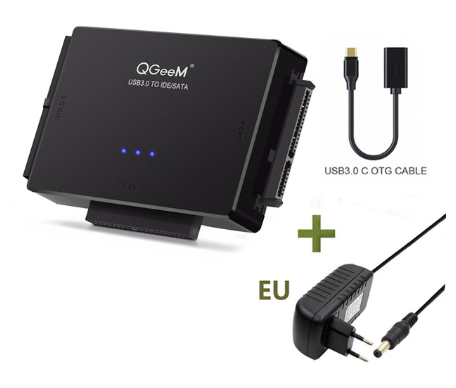 USB3 0 easy to drive line SATA to USB3.0 three hard drive - EU Set