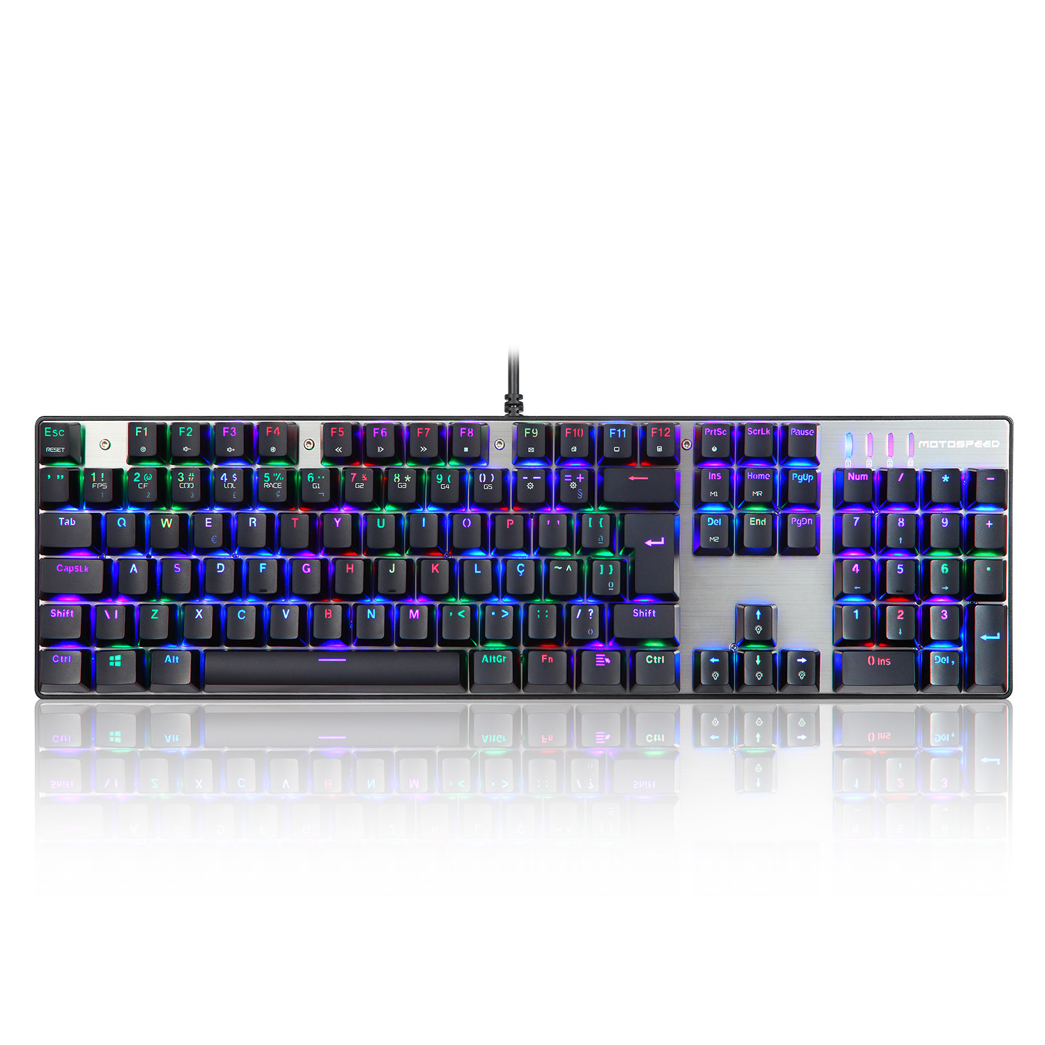Mechanical Keyboard - CK104 Russian-Blue Switch