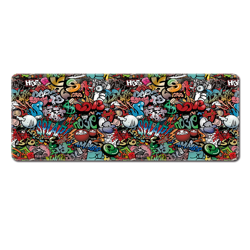 Gaming office keyboard pad mouse pad 80x30cm - Red