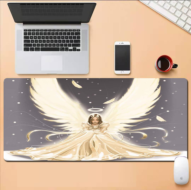 Animated Angel Mouse Pad Large Personality Creative INS Keyboard Note...