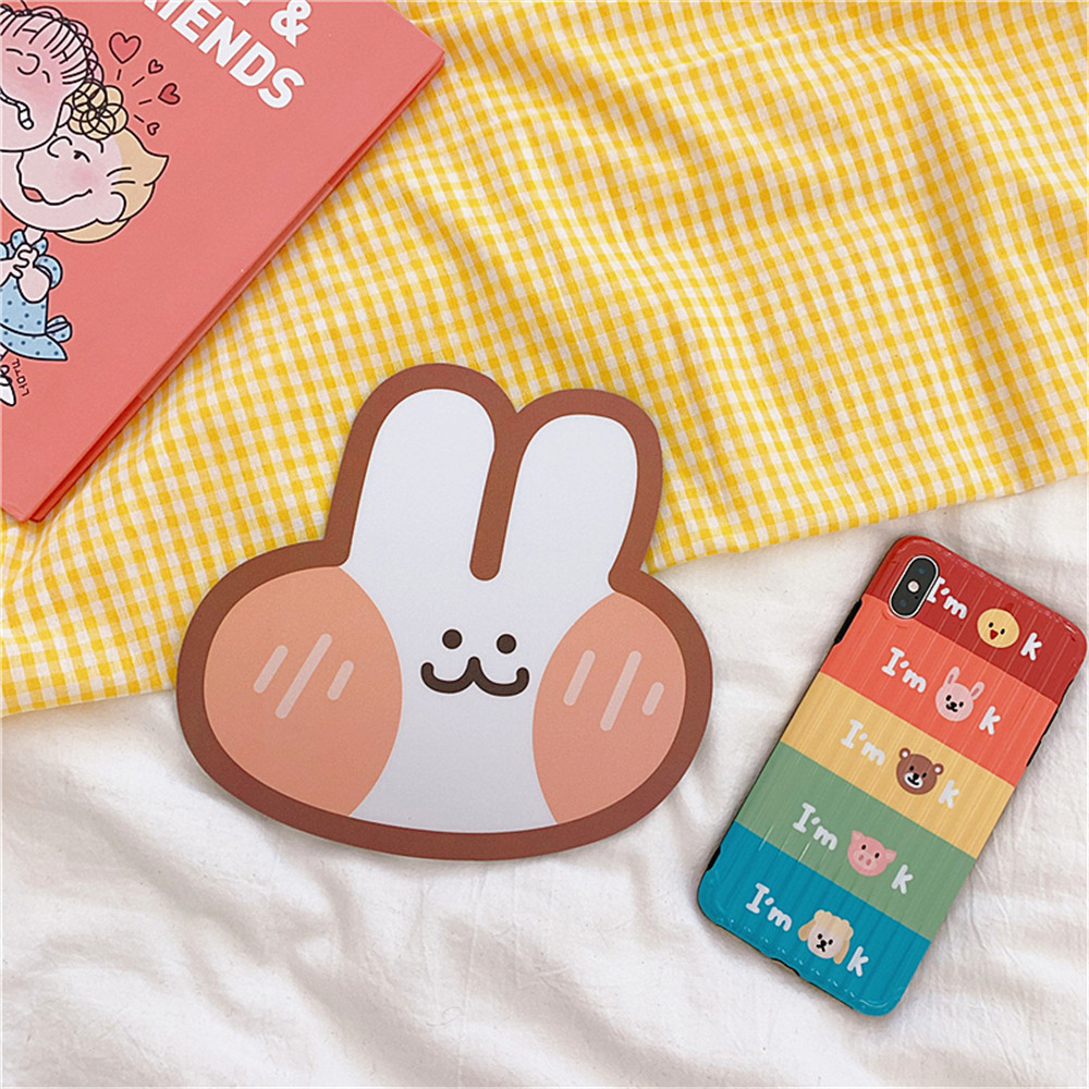 Mini Computer Mouse Pad Cute Smiley - 2 Style