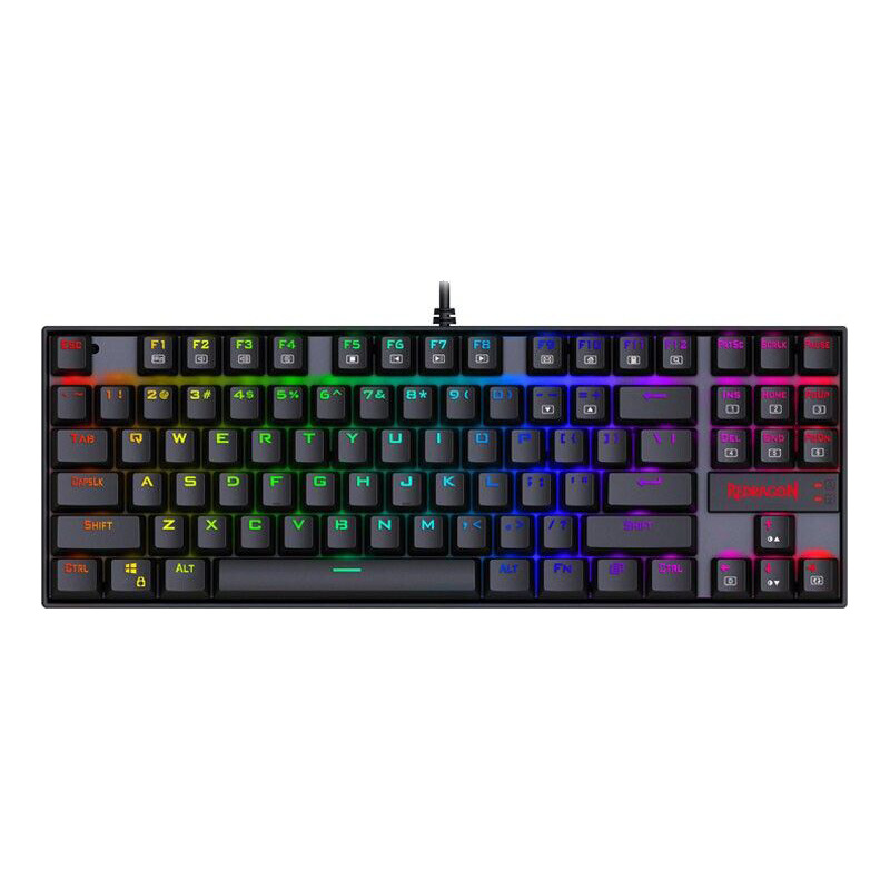 E-Sports Game 87-Key Mechanical Keyboard Green Axis - Black