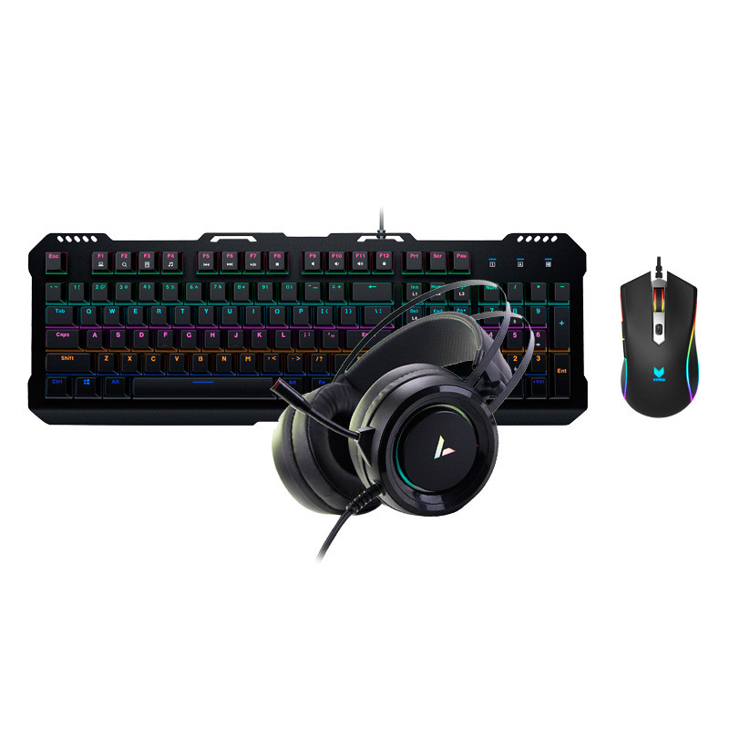 Gaming Keyboard And Mouse Three-piece Set, Mechanical Game, Internet ...