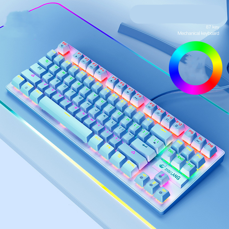 Gaming Game Manipulator Keyboard Notebook Keyboard - Blue-K2
