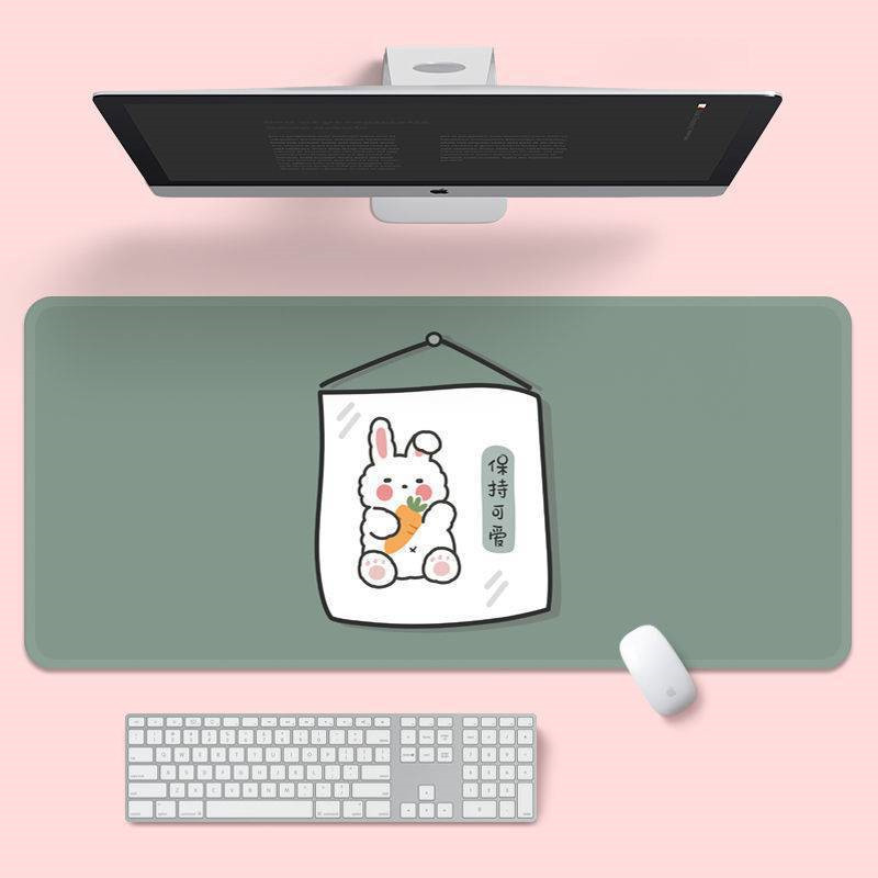 Gaming Computer Female Keyboard Office Male Long Desk Mat - J-800x300...