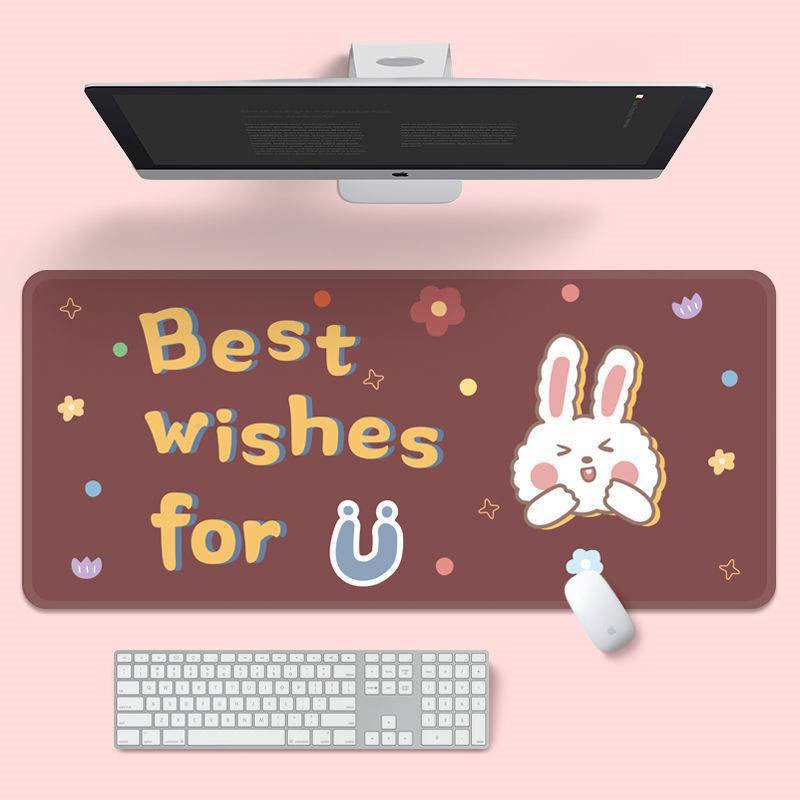 Gaming Computer Female Keyboard Office Male Long Desk Mat - O-800x300...