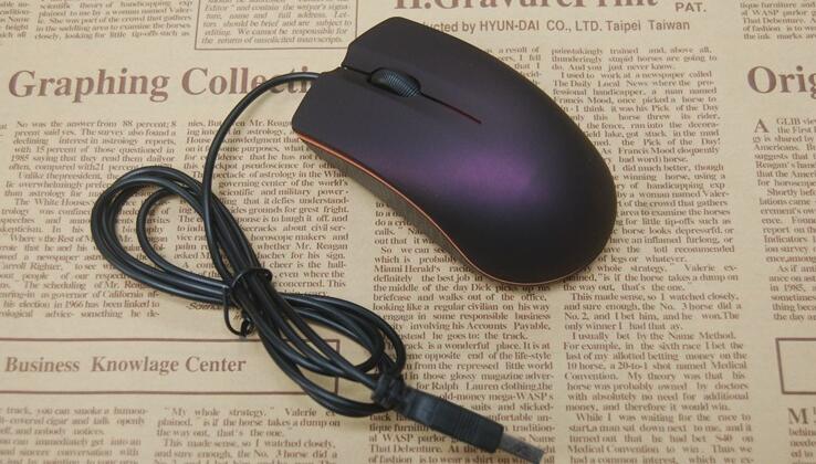 Mini Mouse USB Wired Optical Mouse - Purple