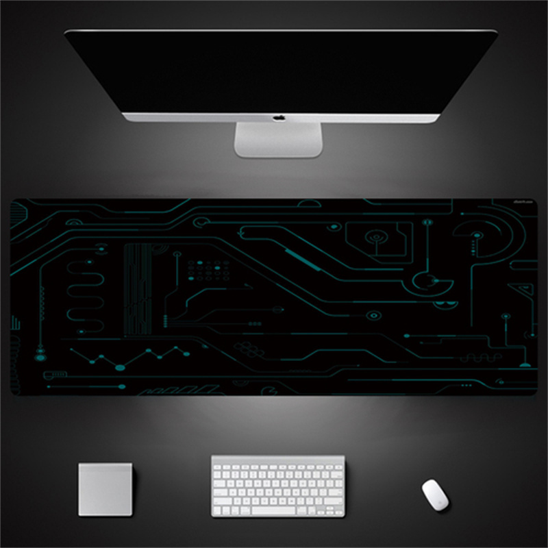 Industrial Style Tech Oversized Seam Keyboard Mouse Desk Pad - JK10-4...