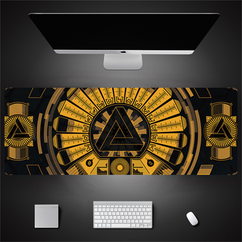 Industrial Style Tech Oversized Seam Keyboard Mouse Desk Pad - JK14-4...