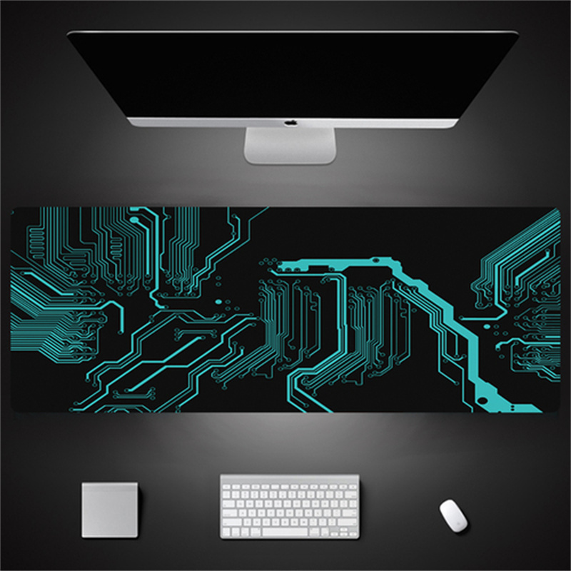 Industrial Style Tech Oversized Seam Keyboard Mouse Desk Pad - JK26-3...