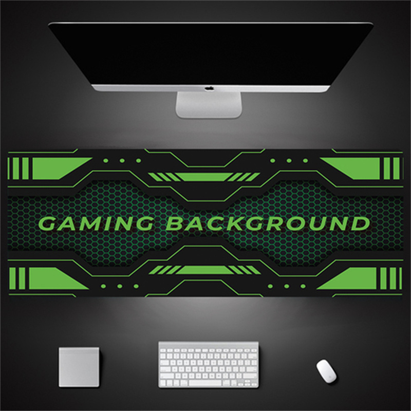 Industrial Style Tech Oversized Seam Keyboard Mouse Desk Pad - JK28-4...