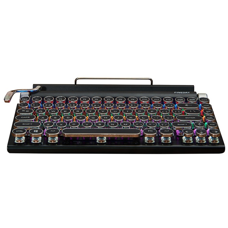 83Keys Wireless Bluetooth Dual Mode Green Axis Mechanical Keyboard - ...