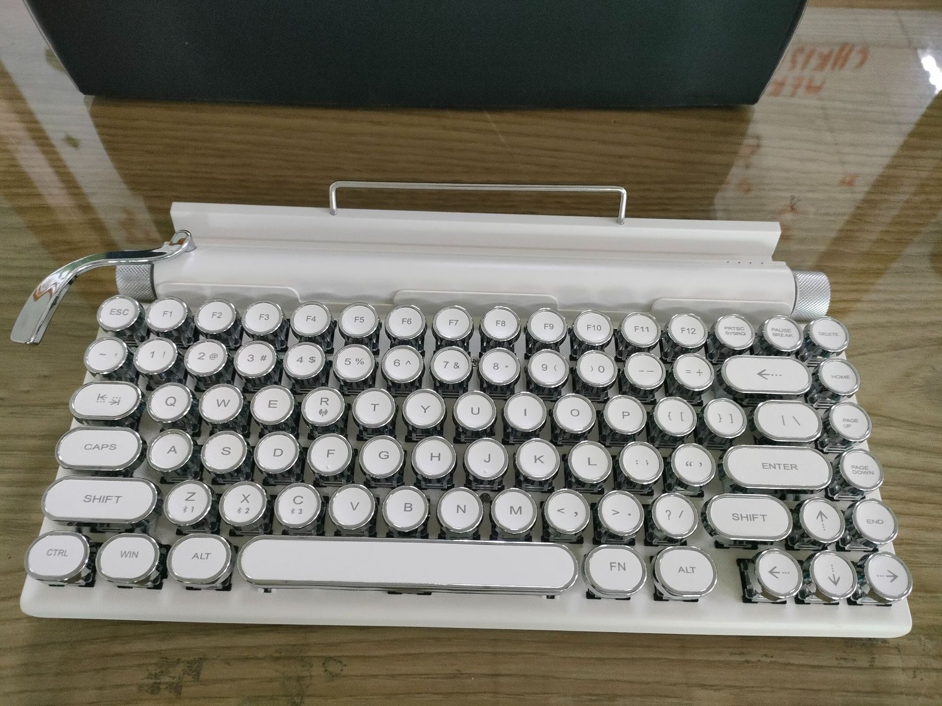 83Keys Wireless Bluetooth Dual Mode Green Axis Mechanical Keyboard - ...