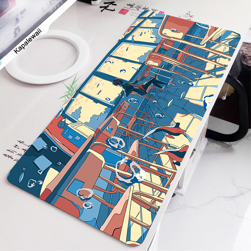 Office Extra-long Mouse Keyboard Desk Pad - Style35-300x600x3mm