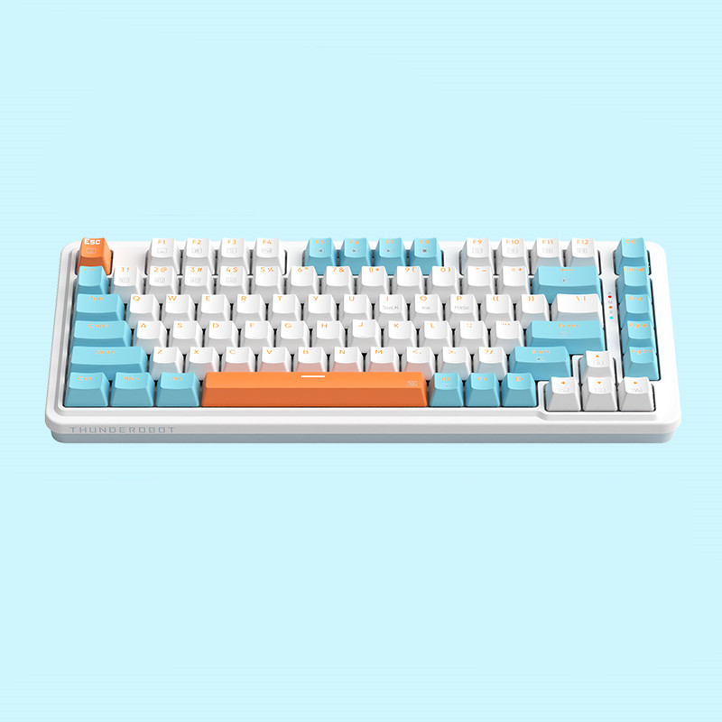 Transparent Three-mode Mechanical Keyboard Hot-swappable Wireless Blu...