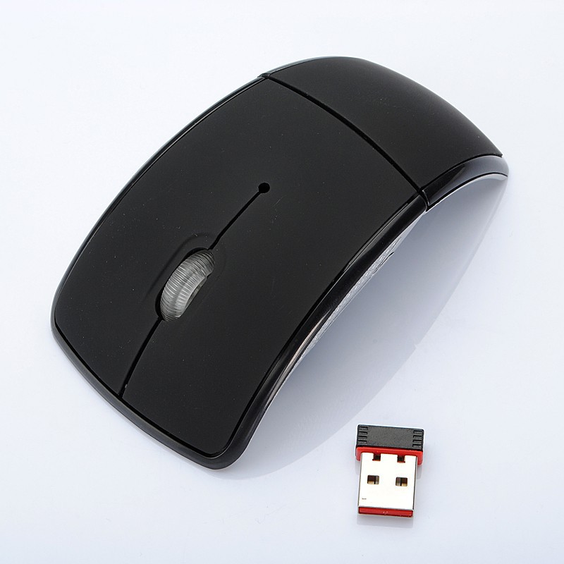Wireless Optical Mouse Folding Mouse Creative Folding Switch Featured...