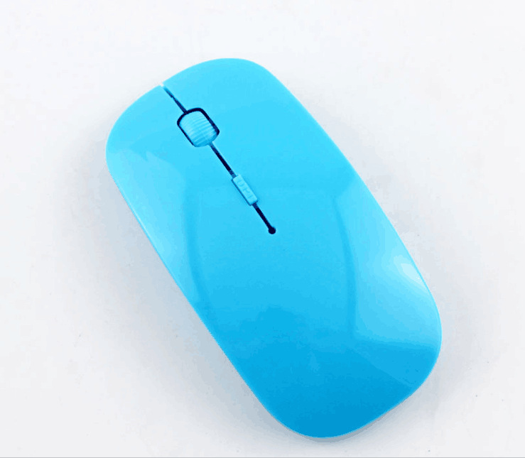 Mouse Wireless Ultra-Thin Wireless Mouse - Blue