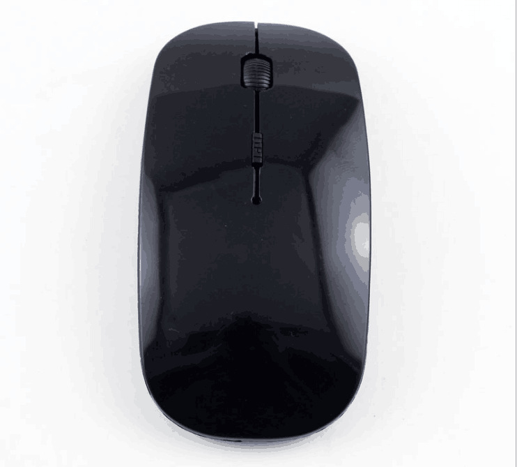 Mouse Wireless Ultra-Thin Wireless Mouse - Black