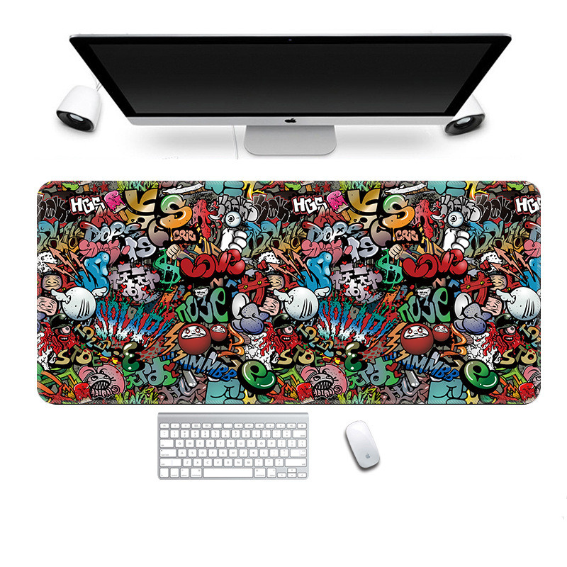 Spot Gaming Mouse Pad Super Long Super Large Thickening Locking Deskt...