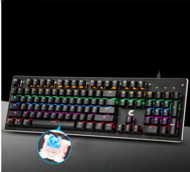 Internet Cafe Metal Backlit Eat Chicken Usb Game Green Axis Membrane ...
