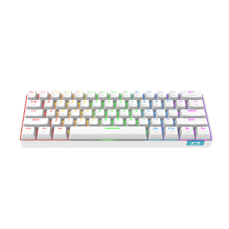 Wireless Dual-mode Bluetooth Mechanical Keyboard Tablet Phone - Green...