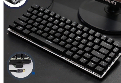 Heijue AK33 Gaming Computer Notebook Mechanical Keyboard - F-USB
