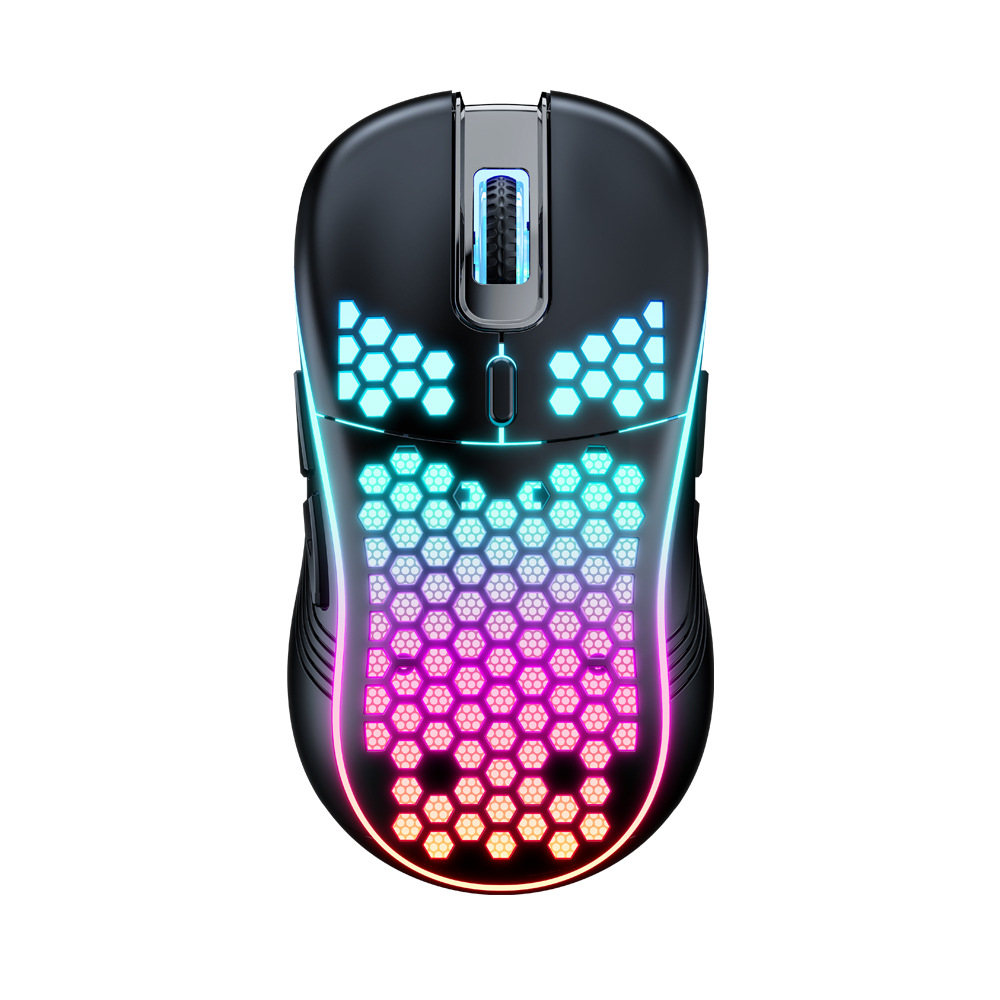 SA-1 Dual Mode Honeycomb Shell RGB Wireless Bluetooth Computer Gaming...