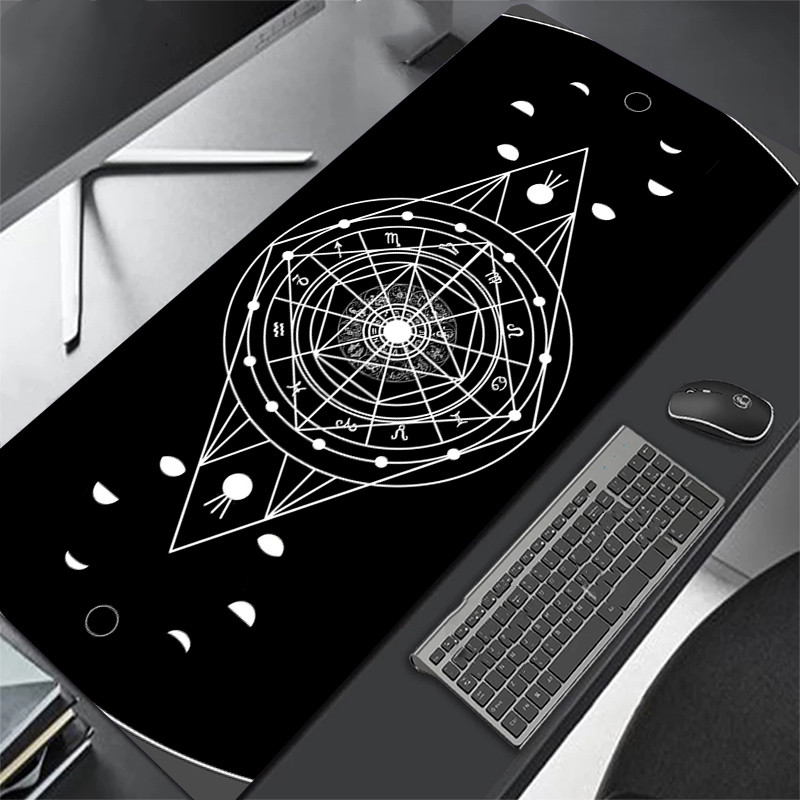 All Black Length Extra Long Mouse Pad Keyboard Desk Office Game Pad -...